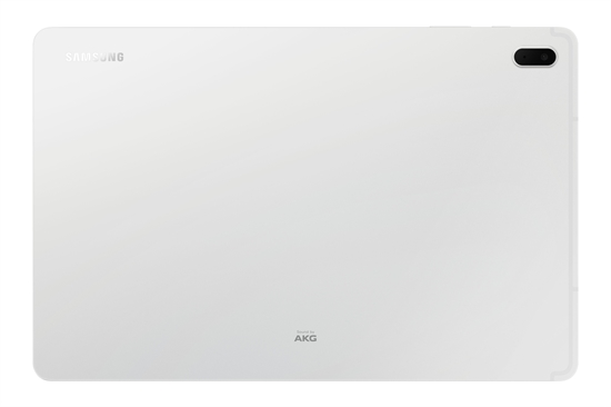 Samsung Galaxy Tab S7 FE MYSTIC SILVER back view