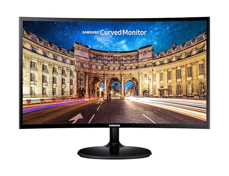 Samsung LC24F390FHLXZP Full HD 60Hz 24inch Curved Monitor Front View