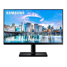 Samsung LF24T452FQNXGO - Monitor, 24", Full HD 1920 x 1080, IPS, 16:9, 75Hz Refresh Rate, HDMI, Display Port, Black