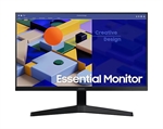 Samsung Essential - Monitor, 24", FHD 1920 x 1080, IPS, Tiempo de Refresco 75Hz, HDMI, VGA, Negro