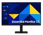 Samsung 24" Essential S3 S30GD  - Monitor, 24", FHD 1920 x 1080p, IPS, 16:9, 100Hz Refresh Rate, HDMI, VGA, Black
