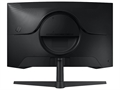 Samsung Odyssey G5C - Monitor Gaming 27 QHD 2560 x 1440 VA 16-9 165Hz Refresh Rate HDMI DisplayPort Black View Rear