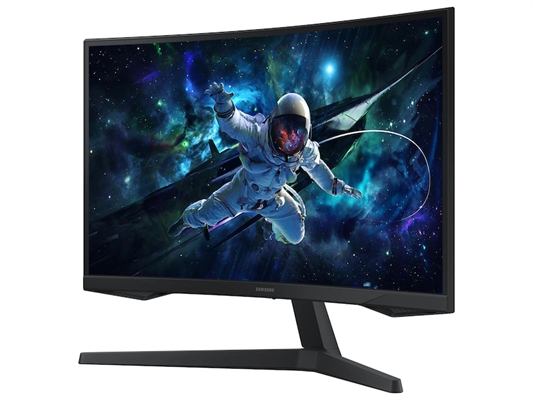 Samsung Odyssey G5C - Monitor Gaming 27 QHD 2560 x 1440 VA 16-9 165Hz Refresh Rate HDMI DisplayPort Black View Right