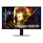 Samsung Odyssey OLED G6 - Monitor Gaming, 27", QHD 2560 x 1440, OLED, 16:9, Tiempo de Refresco 240Hz, HDMI, DisplayPort, Plata