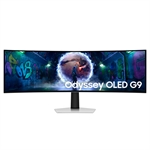 Samsung Odyssey G9 - Monitor Gaming, Curvo 1800R, 49", QHD 5120 x 1440, OLED, 32:9, Tiempo de Refresco 240Hz, HDMI, DisplayPort, Micro HDMI, Plata