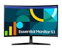 Samsung S36GD - Monitor Gaming, Curvo 1800R, 27", FHD 1920 x 1080, 16:9, Tiempo de Refresco 100Hz, HDMI, D-Sub, Negro