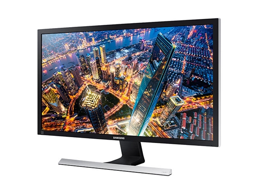 Samsung UE590 4K UHD 60Hz 28inch Monitor Front Angled Left View