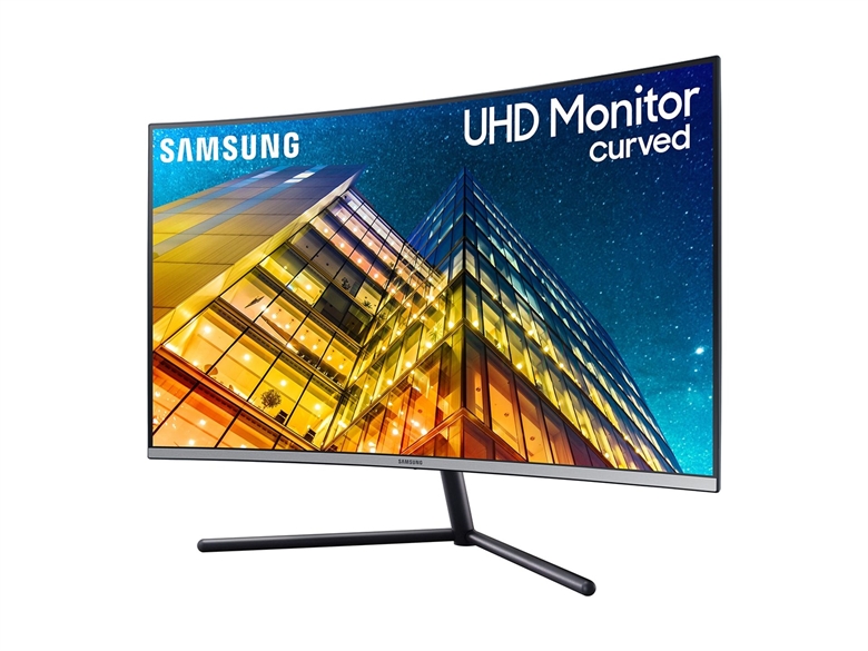 Samsung UR59C Monitor 4k UHD 60Hz 32inch Vista Isométrica Izquierda
