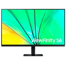 Samsung Viewfinity S6 - Monitor, 32", QHD 2560x1440, IPS, 16:9, 100Hz Refresh Rate, HDMI, Display Port, Black