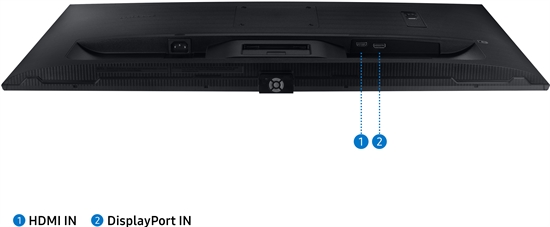 Samsung ViewFinity S70A ports view