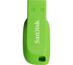 SanDisk Cruzer Blade  - Unidad Flash USB, 16 GB, USB 2.0, Tipo-A, Verde