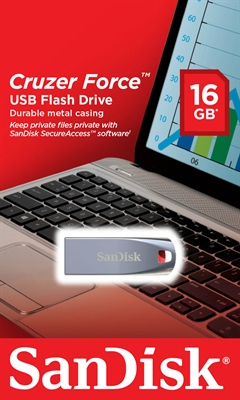 SanDisk Cruzer Force Unidad Flash USB 16GB Empaque