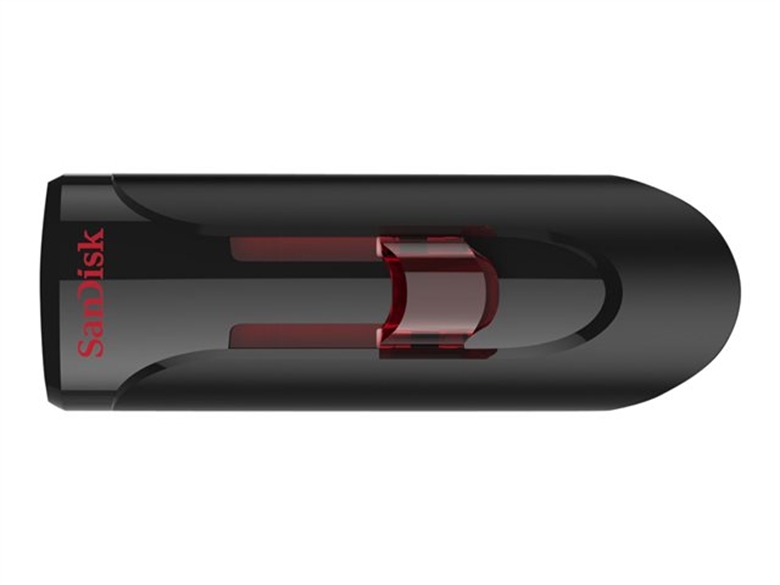 SanDisk Cruzer Glide 3.0 16 GB Black-Red Front View
