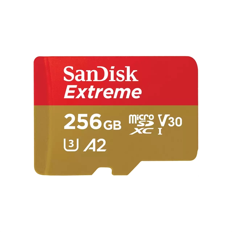 Sandisk Extreme 256GB Front View