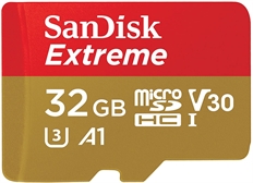 SanDisk Extreme  - MicroSD, 32GB, Class 10, A1