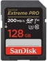 SanDisk Extreme Pro front view 128gb