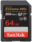 SanDisk Extreme Pro  - SD Card, 64GB, Class 10