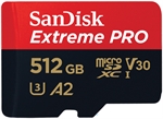 SanDisk Extreme PRO - Memoria Micro SD, 512GB, Clase 10, A2