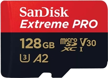 SanDisk Extreme PRO - Memoria MicroSD, 128GB, Clase 10, A3