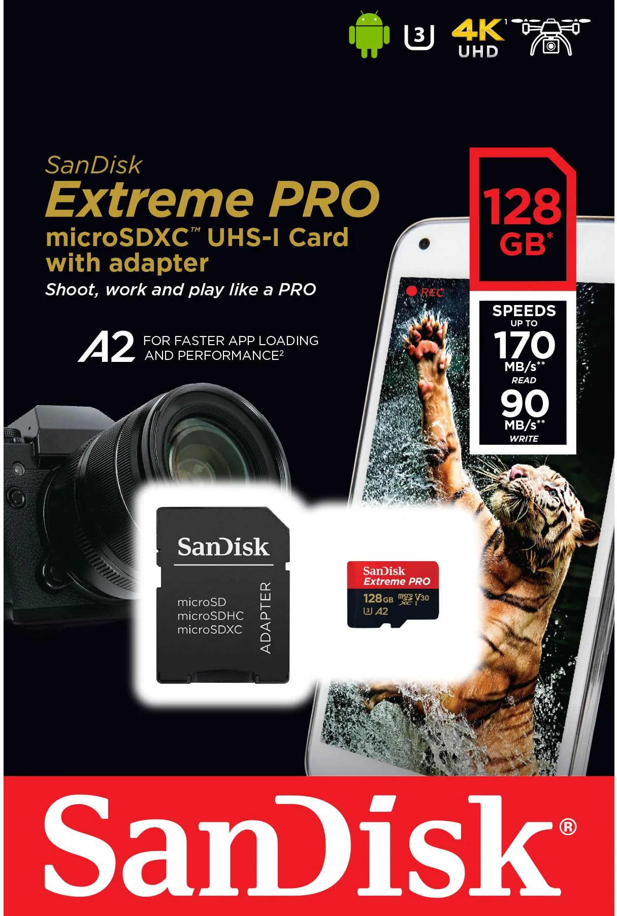 その他 SanDisk Extreme PRO 128GB sandisk-extreme-pro-isometric-