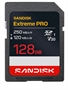 Tarjeta de Memoria SanDisk Extreme PRO SDXC 128GB-Vista Frontal