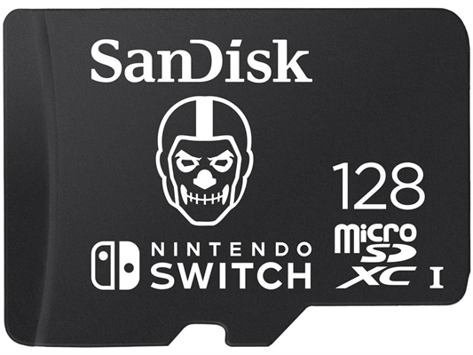 SanDisk microSD Fortnite Edition 128GB frontal