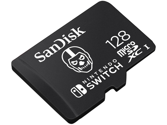 Sandisk microsd fortnite edition 128gb lateral