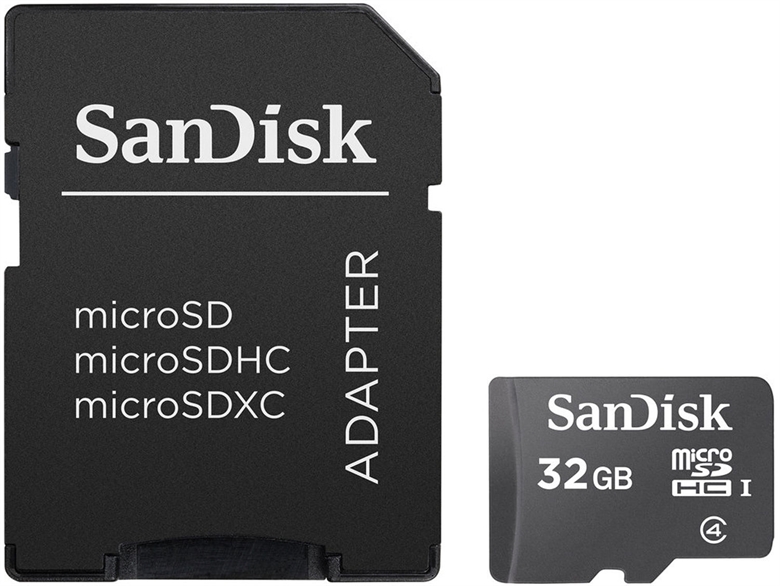 SanDisk MicroSDHC MicroSD 32GB Adapter