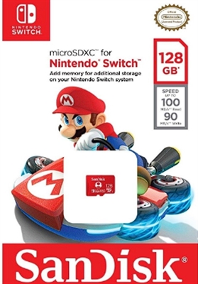 SanDisk Nintendo Switch - Micro SD, 128GB, Class 10.3