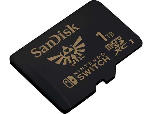 SanDisk Nintendo Switch sdsqxao-1t00-gn6zn side view