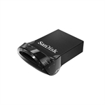 SanDisk Ultra Fit  - USB Flash Drive, 128 GB, USB 3.1 Gen 1, Type-A, Black