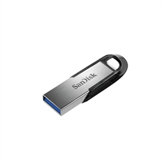 SanDisk Ultra Flair  - USB Flash Drive, 32 GB, USB 3.0, Type-A, Black/Silver