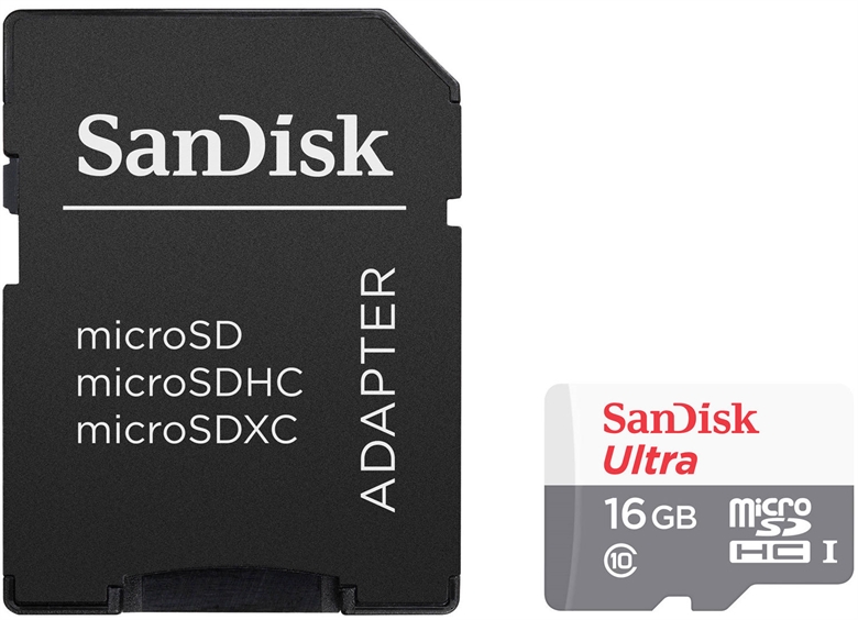 SanDisk Ultra Micro SD 16GB Adaptador
