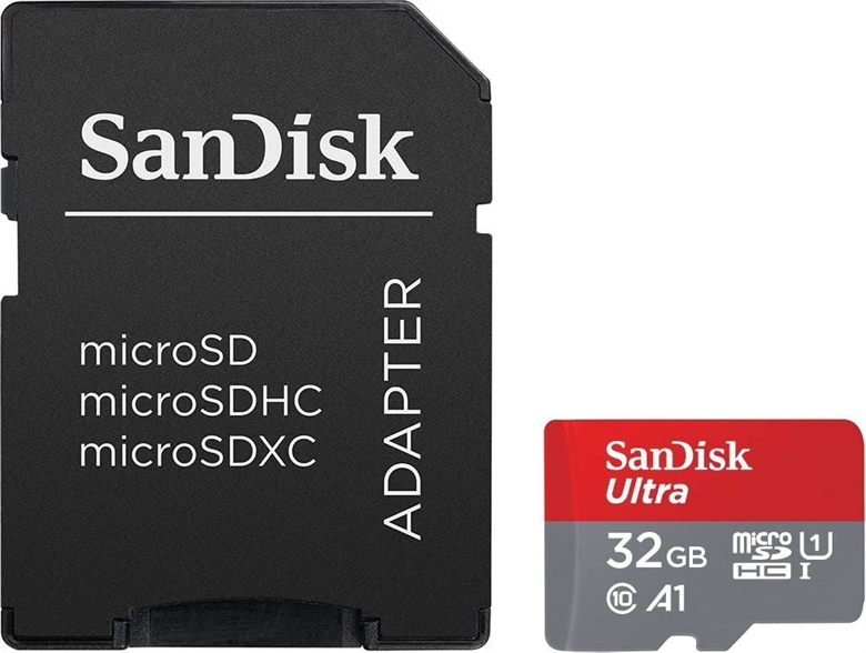 SanDisk Ultra Micro SD 32GB A1 MicroSD Adapter