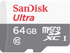 SanDisk Ultra  - MicroSD, 64GB, Class 10