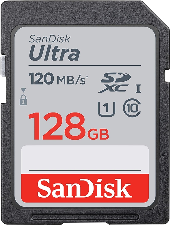 SanDisk Ultra SD 128GB Vista Frontal