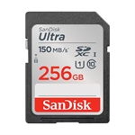 SanDisk Ultra - Memoria SD, 256GB, Clase 10