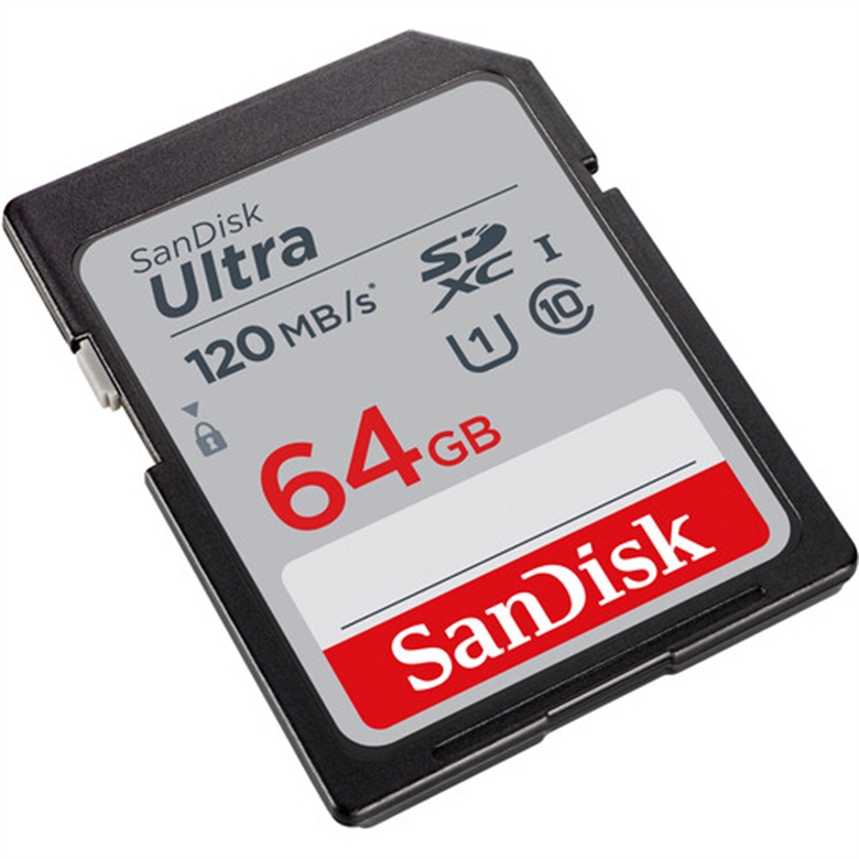 SanDisk Ultra SD Card 64GB Vista Isometrica