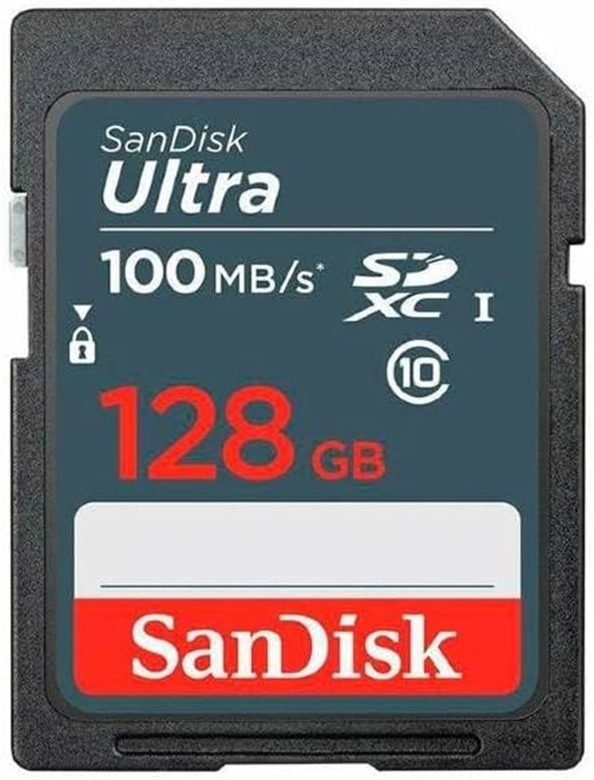 SanDisk Ultra SD Card SDHC 128GB frontal