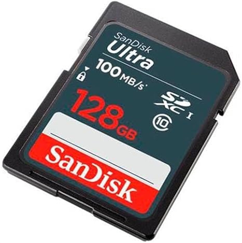 SanDisk Ultra SD Card SDHC 128GB lateral