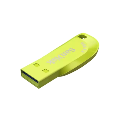 SanDisk Ultra Shift Yellow Back View
