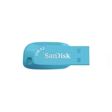 SanDisk Ultra Shift - USB Flash Drive, 64 GB, USB 3.2 gen 1, Type-A, Cyan