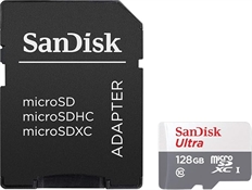 SanDisk Ultra - Memoria MicroSD, 128GB, Clase 10