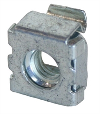 Quest Manufacturing SCN-1224  - Rack Cage Nut, 3/8", #12-24 Thread, Zinc-Plated Steel, 50-Pack