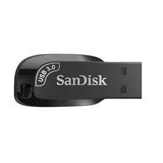 SanDisk Ultra Shift 3.0 - USB Flash Drive, 128 GB, USB 3.0, Type-A, Black