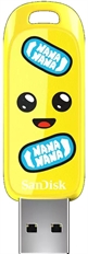 SanDisk Fortnite - Unidad Flash USB, 128GB, USB 3.2, Tipo-A, Amarillo