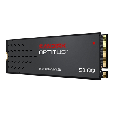 SDSP51500GAN-000E0 SanDisk Optimus 5100 NVMe 500GB Internal SSD-Lateral