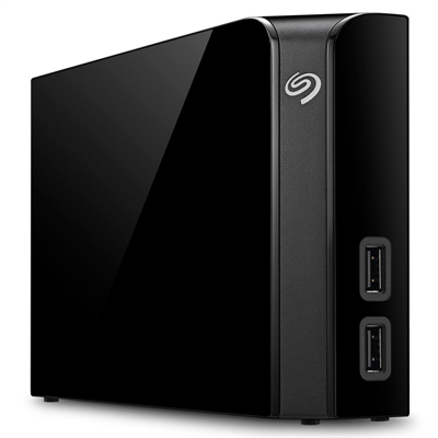 Seagate Backup Plus Hub 8 TB Side Angled View