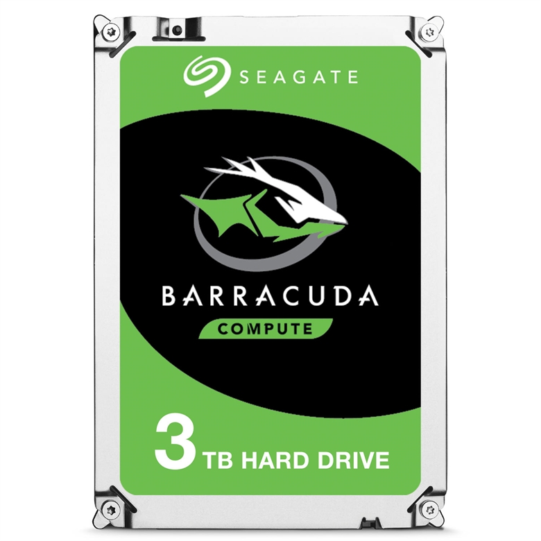 Seagate Barracuda Internal HDD 3TB 7200RPM Complete View