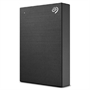 Seagate One Touch External HDD Black Standing Up Tilted View